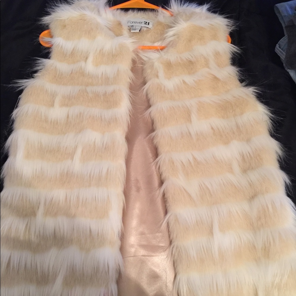 Forever 21 fur vest